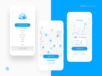 PEKA MOBILE / Concept creative design digital illustration map mobile app mobile ui peka poznan stx transport ui uidesign user interface ux