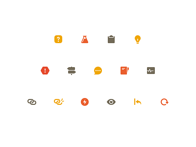 Small icons back business model canvas evidence hypothesis insight link renew strategyzer test unlink