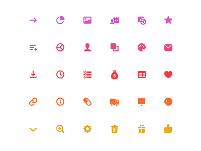 More small icons