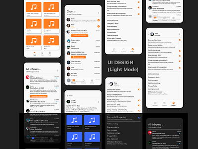 UI Design Messaging Application