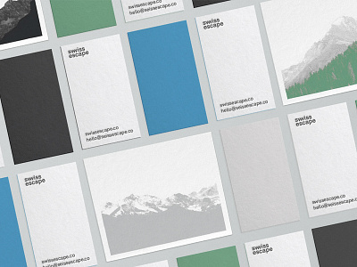 Swiss Escape — Brand alps behance branding cowork design digital nomads graphic design swiss swiss design