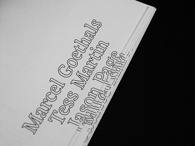 Conversas Rotterdam - Publication Detail behance black and white book editorial experimental magazine minimal publication rotterdam transparent type typography