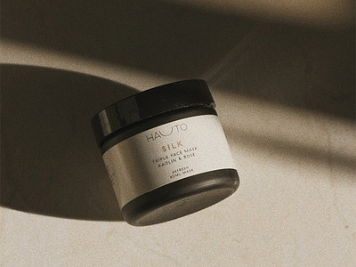 Humana Hauto Jar brand elegant label design minimal neutral packaging packaging design skincare