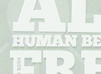 All Humans chunkfive css3 font face human type typography