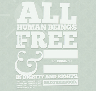 All Humans - Finished chunkfive css3 font face human type typography