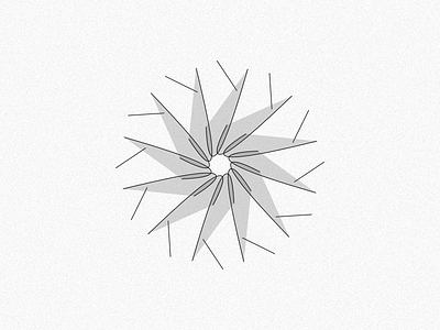 Blossom2 bezier curve illustration line