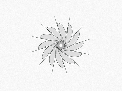 Blossom4 bezier curve illustration line processing