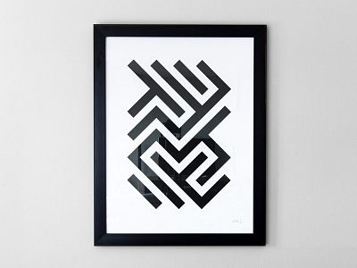 Lines Pattern Print pattern poster print
