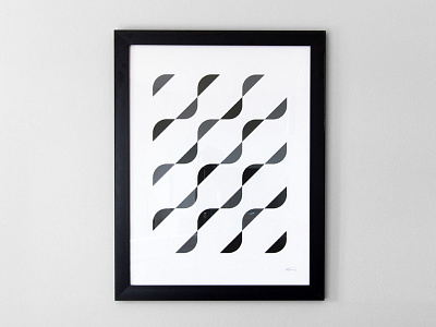 Waves Pattern Print