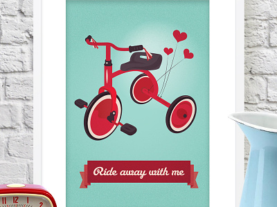 Ride Away With Me Print