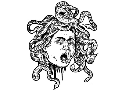 Medusa beheaded gorgone head medusa mythology snakes