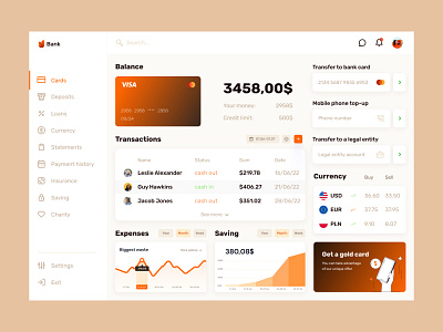 Dashboard banking banking dashboard dashboard financial financial dashboard ui ux web design