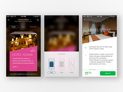 Hotel App booking card ui ecommerce hotel landing page minimal rent reservation shopping travel ui ux