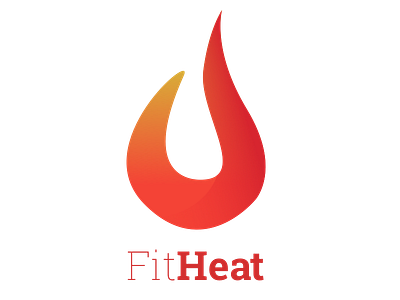 FitHeat Logo android app fire fitness flame logo mobile