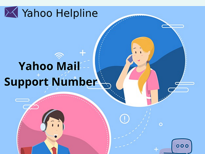 Yahoo Mail Support Number by Yahoo on Dribbble