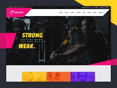 Fitness Point - WooCommerce WordPress Theme ecommerce app fitness app gym health center responsive sport club ui ux website