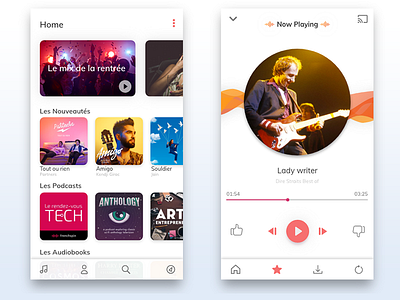 Music App design adobexd appdesign design ui ui ux design ux
