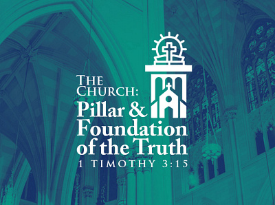 The Church: Pillar & Foundation of the Truth church design logo theology