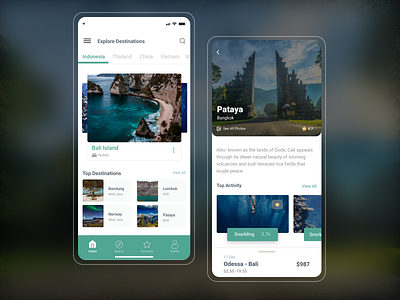 Travel App Design travel