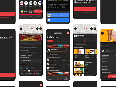 iFood UI/UX Concept app concept ifood ifood redesign mobile project ui user interface ux