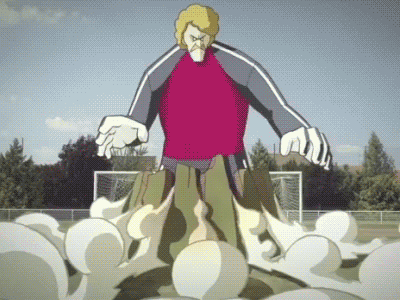 Furious Goalkeeper 2d animation blackmeal motion design summer82