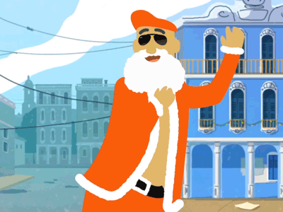 Hey ! Merry Xmas from BLACMEAL animation motion design motion graphics prodigious rayban