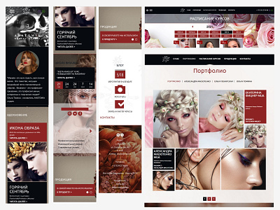Webdesign beauty design illustration ui ux website