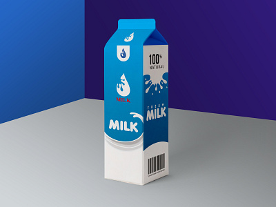 Milk Carton Box Packaging box box design leble design milk box packaging unique box design