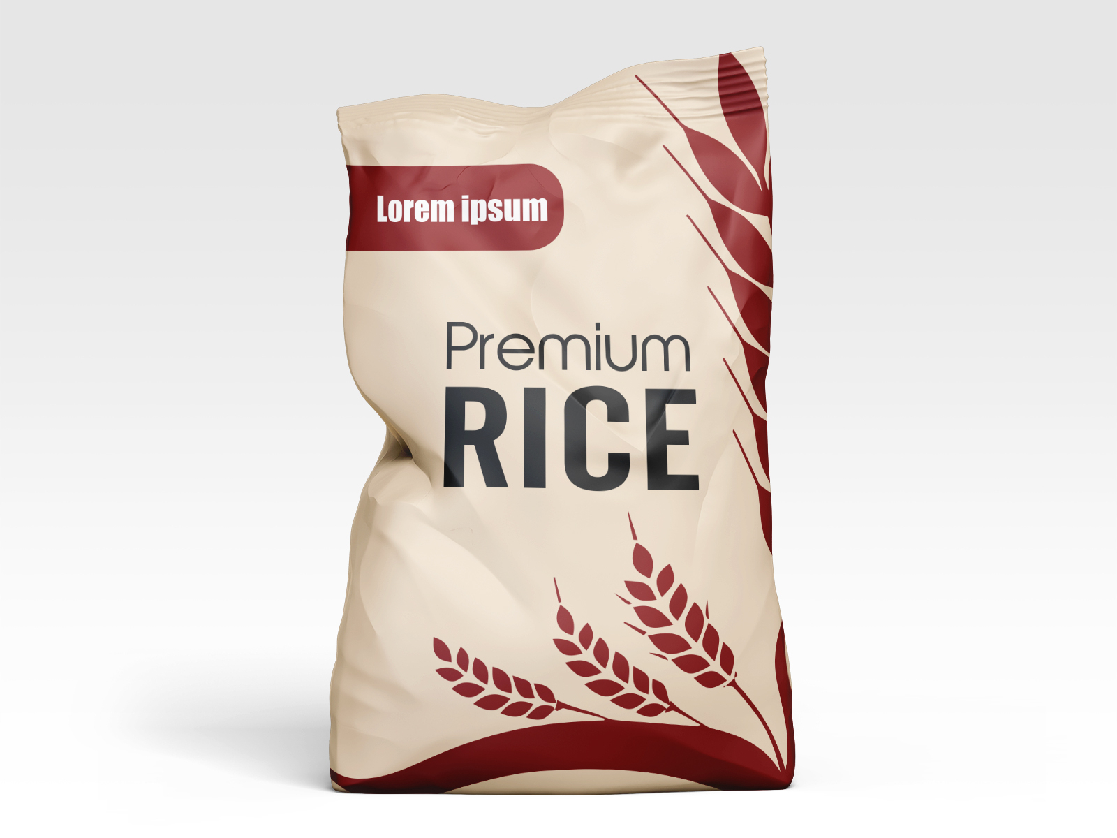 Rice bag deals design