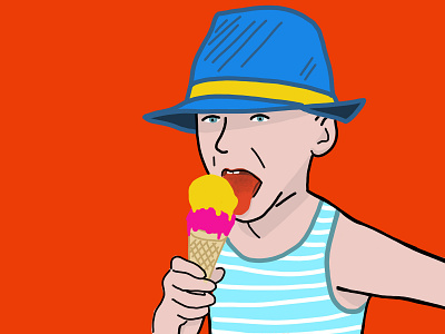 Ice cream illustration