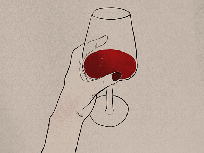 Wine illustration