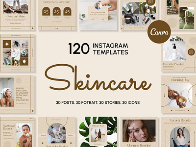 Skincare Cream Instagram | CANVA Templates