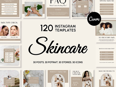 Skincare Cream Instagram | CANVA Templates