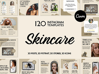 Skincare Cream Instagram | CANVA Templates