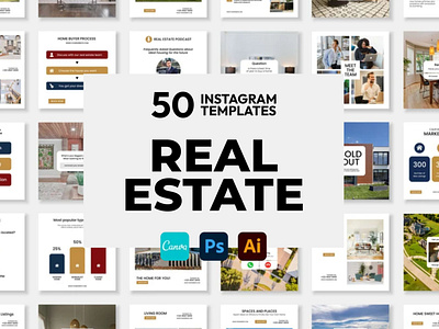 Real Estate White IG | Canva-PS-AI