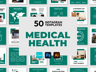 Medical Green IG | CANVA-PS-AI