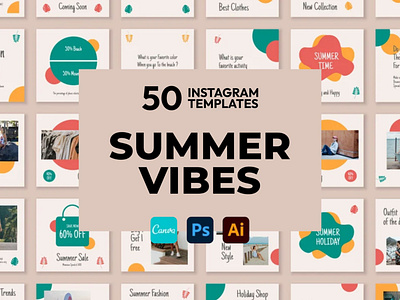 Summer Vibes IG | CANVA-PS-AI