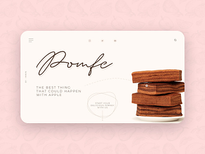 Pomfe Eco sweets art branding clean design graphic design logo minimal ui web website