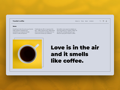 Coffee shop branding clean design graphic design minimal typography ui ux web website
