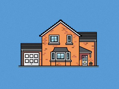 Home Sweet Home. building home house illustration simple vector