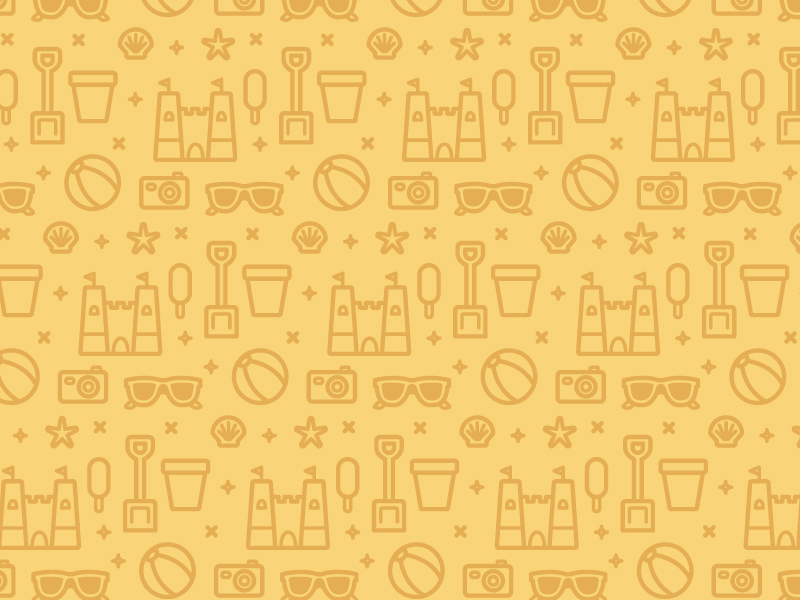 Beach Pattern by Sean Kerry on Dribbble