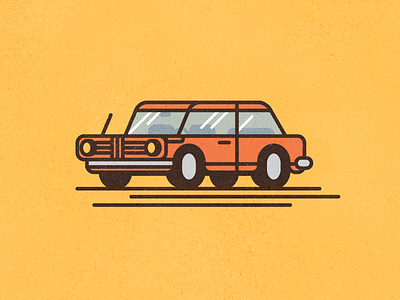 Small Car 2002 bmw car illustration line texture thick lines vector