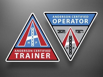 Certified Trainer and Operator Patches apparel badge design icon logo patch tag