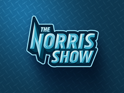 The Norris Show brand esports identity illustrator lettering logo logotype typography wordmark