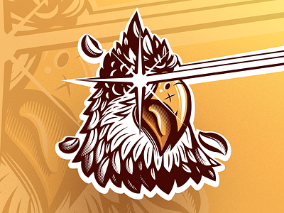 Lazer Eagle eagle illustrator laser lazer logo mascot vector