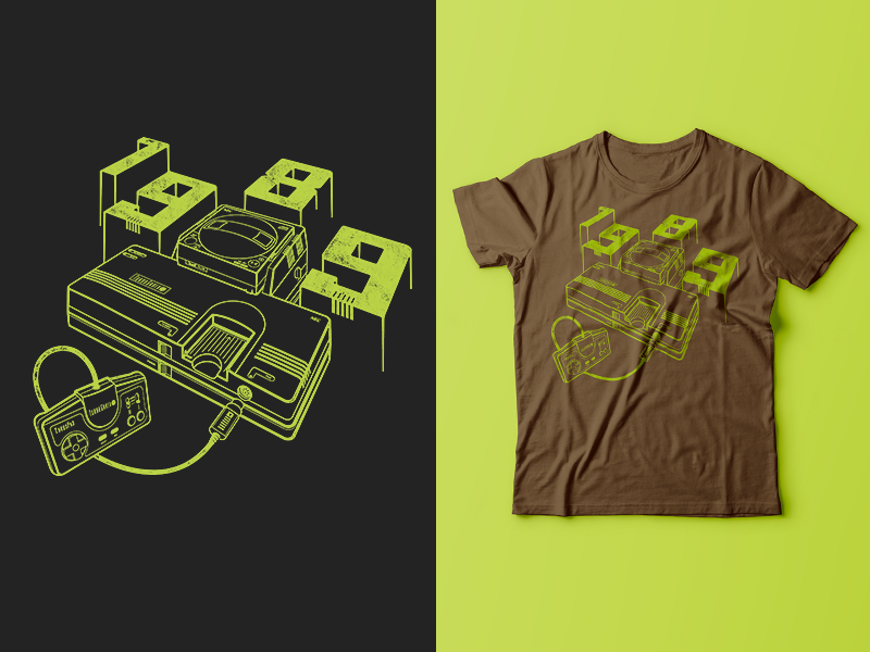 turbografx 16 shirt