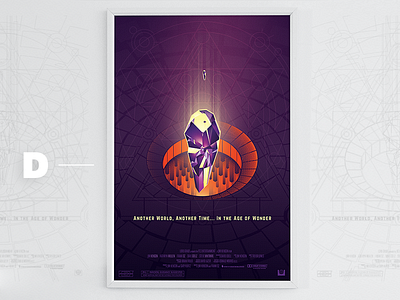 Dark Crystal Movie Poster crystal dark crystal illustrator movie nostalgia poster vector
