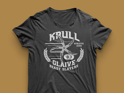 Krull Vintage Shirt Graphic athletic beast branding glaive gym shirt krull logo slayers tshirt typography vintage