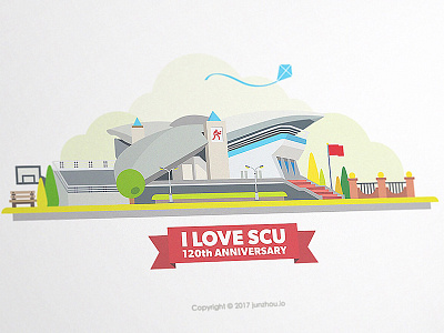 SCU Landscape Series - 1 chengdu china illustration scu