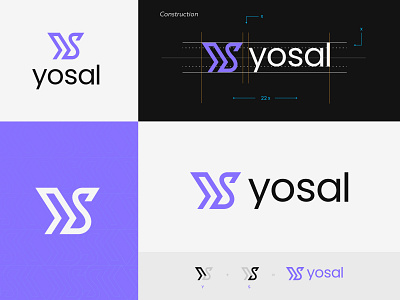 Yosal Logo Identity | Consulting Platform advisor branding church consulting golden ratio handout letter logo logo construction logo design presentation logo design process logo designer logo grid logo identity logo system s logo word mark logo y logo young youth community client work youthful